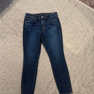 Ann Taylor Dark Indigo Skinny Jeans